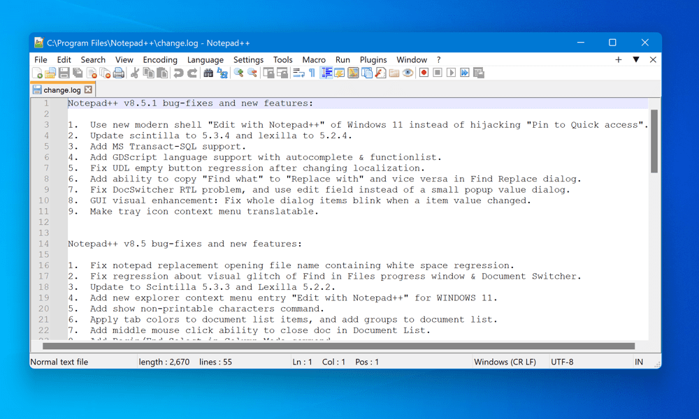 Kako narediti Notepad++ za privzeti urejevalnik besedil v sistemu Windows 11