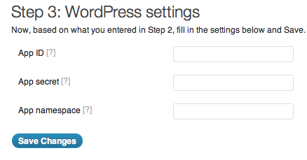 nastavitve za WordPress