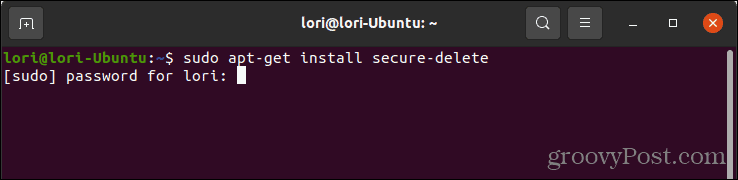 Namestite secure-delete v Linux