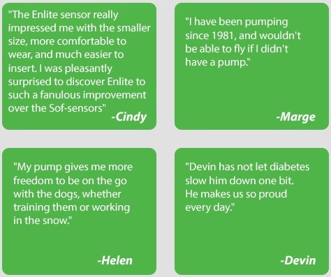 posodobljeni odlomki uporabniške zgodbe o medtronic diabetesu