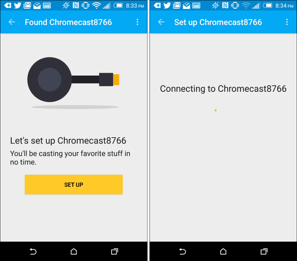 Nastavite nov Chromecast