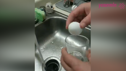 S takšno tehniko je skuhal kuhano jajce.