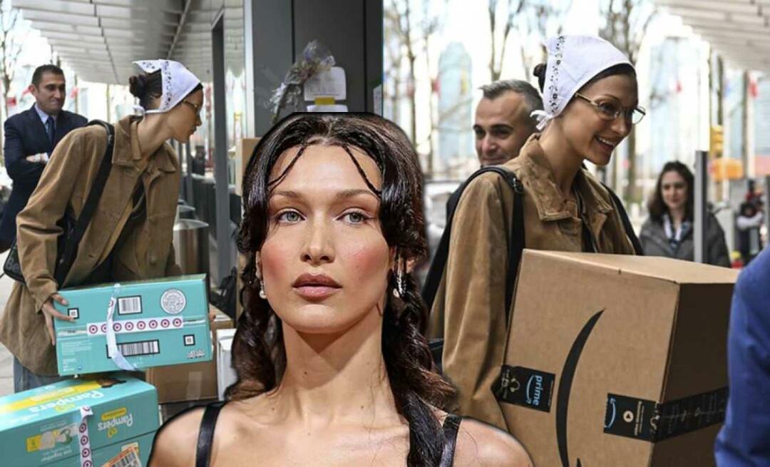 Cenjena poteza svetovno znane manekenke Belle Hadid! Pomagajte Turkevi s škatlami v rokah