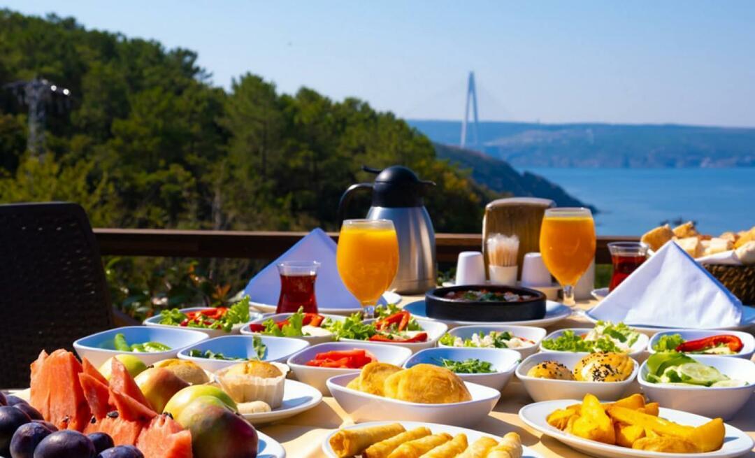 Kje so najboljši lokali za zajtrk v Istanbulu? Kje na zajtrk v Istanbulu?