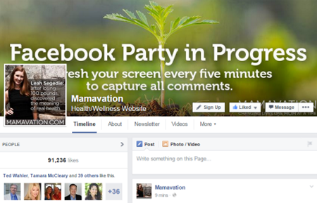 mamavation facebook party naslovna slika