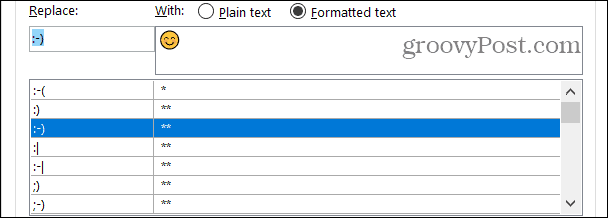 Zamenjane oblike zapisa besedila v Wordu v sistemu Windows