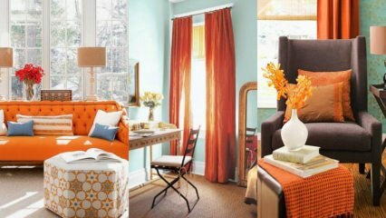 Ideje za okrasitev doma z oranžno