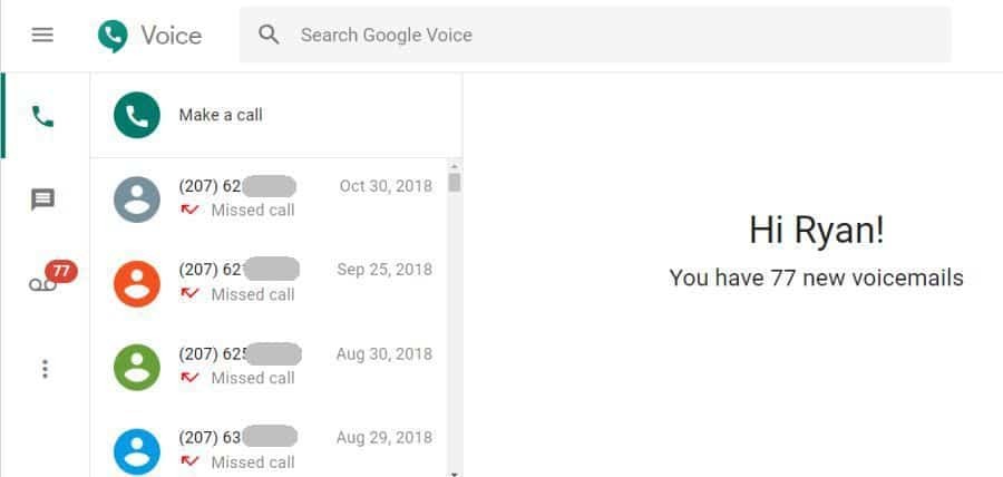 google glasovni klici