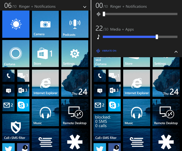 Windows Phone 8.1 Nasvet: Hitro izklopite zvonjenje in alarme