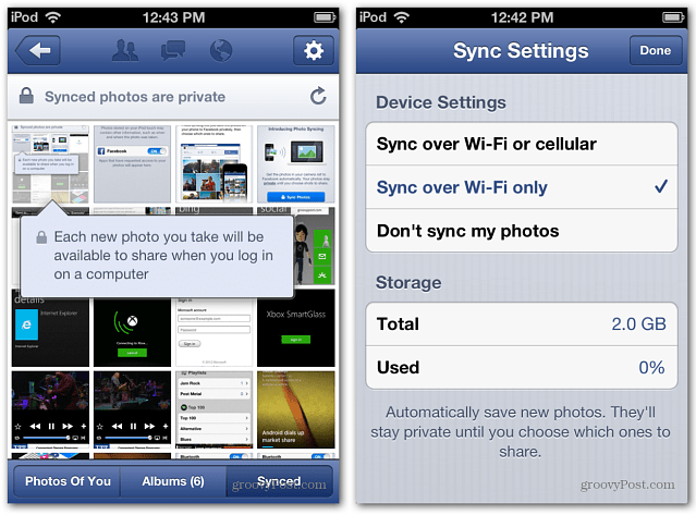 Kako uporabljati Facebook Photo Sync za Android in iOS