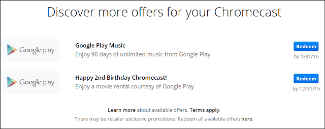 Lastniki Google Chromecast-a za svoj drugi rojstni dan dobite brezplačno izposojo filma