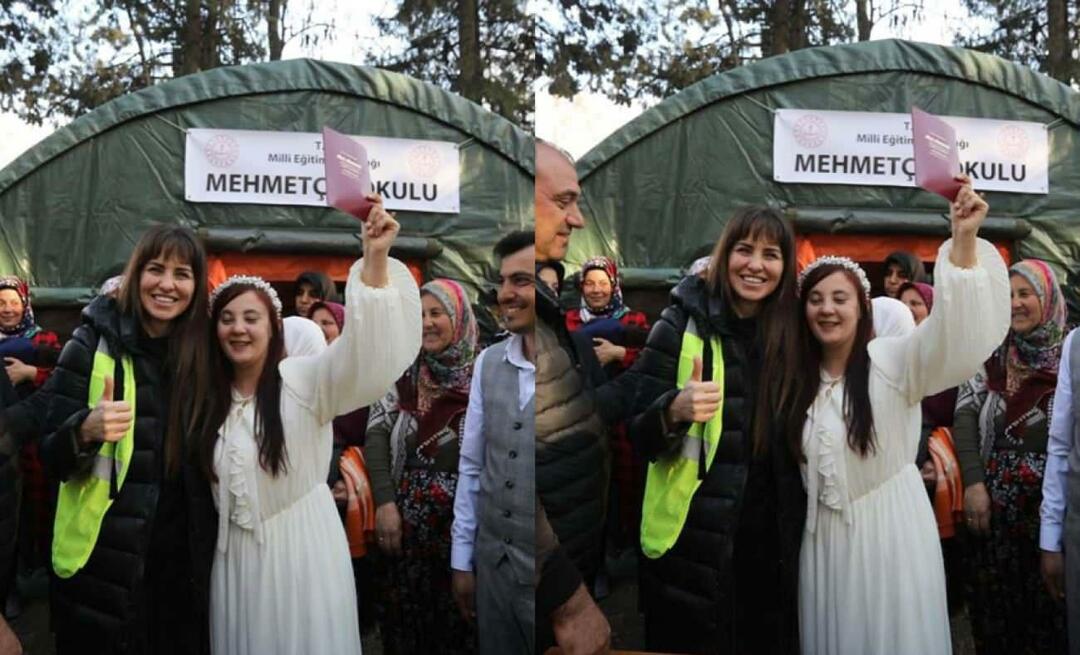 Čustvena delitev z Aslı Tandoğan! Preživeli potres je postal priča poroke para