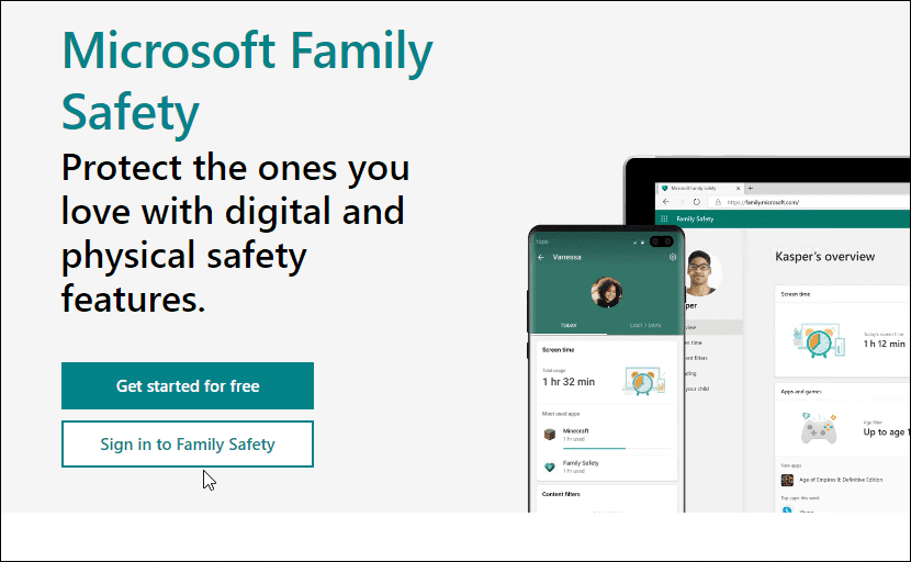 Microsoftova družinska varnost