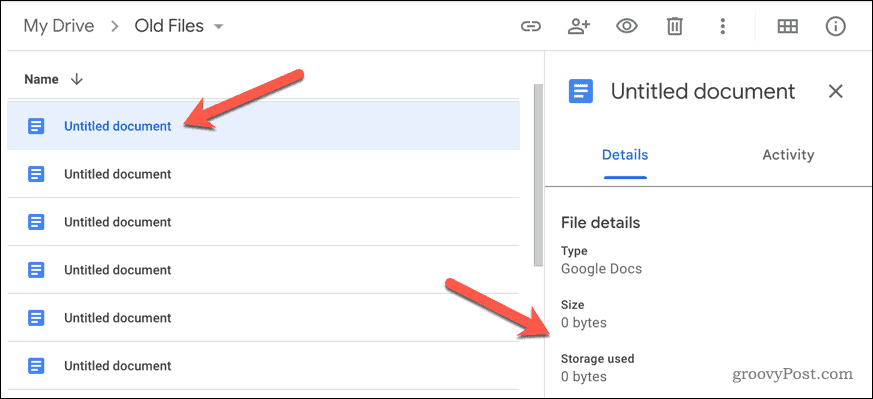 Prikaži velikost datoteke v Google Dokumentih