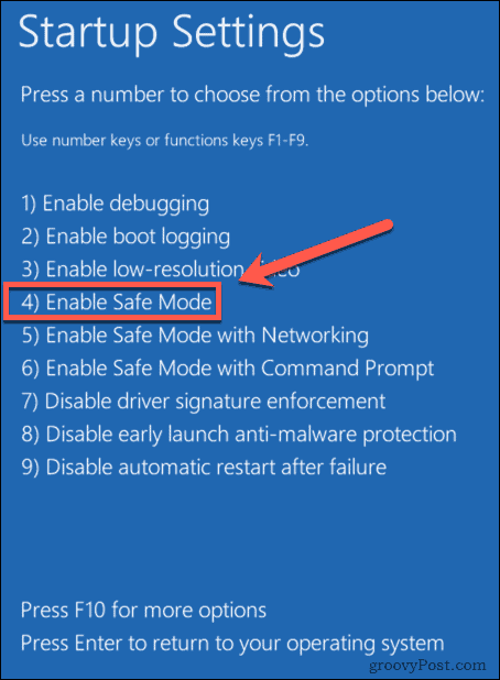Windows 11 omogoči varni način