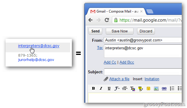 Gmail privzet e-poštni naslov Chrome