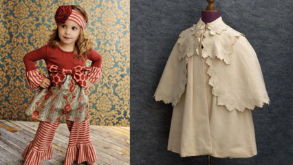 Vintage otroški vzorci oblek