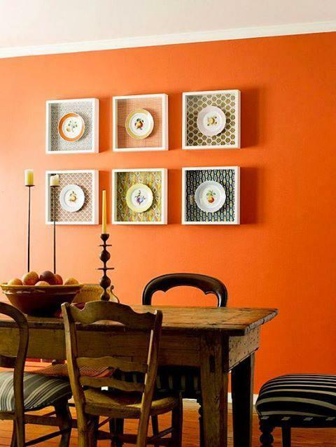 Uporaba oranžne barve pri dekoraciji doma 
