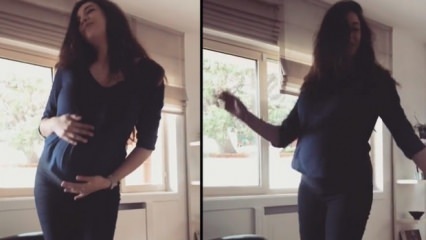 7-mesečna nosečnost Azra Akın je plesala takole