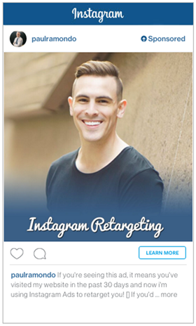 predogled oglasa v instagramu