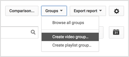 YouTube ustvari video skupino