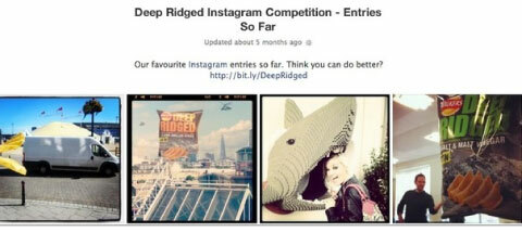 primer tekmovanja v instagramu