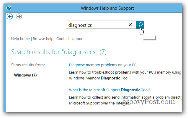 Kako dostopati do pomoči in podpore za Windows 8