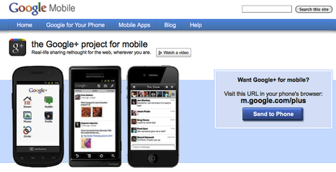 google + mobile