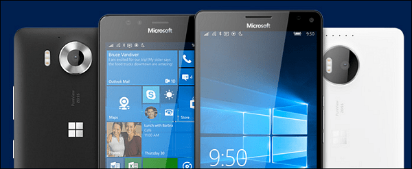 Microsoft odpira stran Zgodovina posodobitev za Windows 10 Mobile