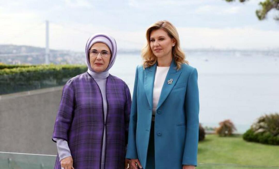 Emine Erdoğan gostila Oleno Zelensko, ženo ukrajinskega predsednika!