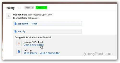 pošlji prek google pogona prejeto e-pošto