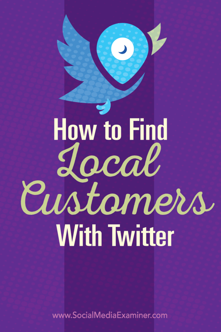 Kako najti lokalne stranke s Twitterjem: Izpraševalec socialnih medijev