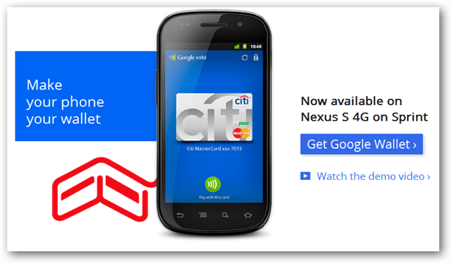 Google Denarnica NFC