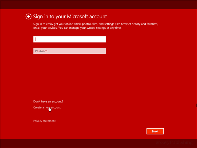 Namestite Windows 8.1 samo z lokalnim računom