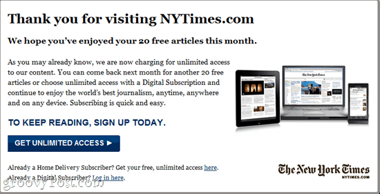 obvoz NYtimes Paywall
