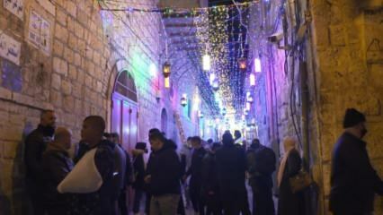 Jeruzalemske ulice so v Ramazanu briljantne
