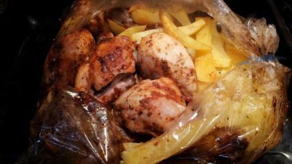 Kako narediti piščanca v vrečki za pečico? Praktični piščančji obrok