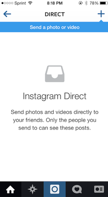 neposredna funkcija instagrama