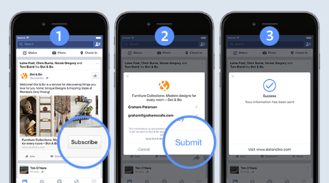 Facebook testira vodilne oglase v mobilnih napravah