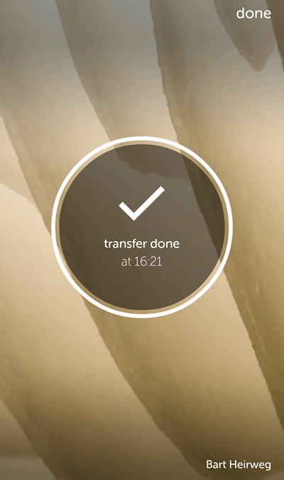 WeTransfer Android popoln
