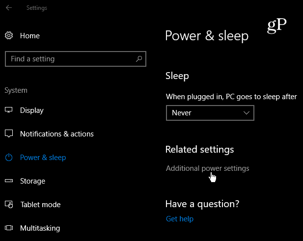Kako prilagoditi, kaj počne gumb za vklop v sistemu Windows 10