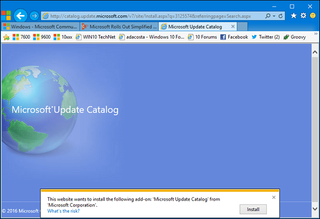 varnostno kopiranje Windows Update 1