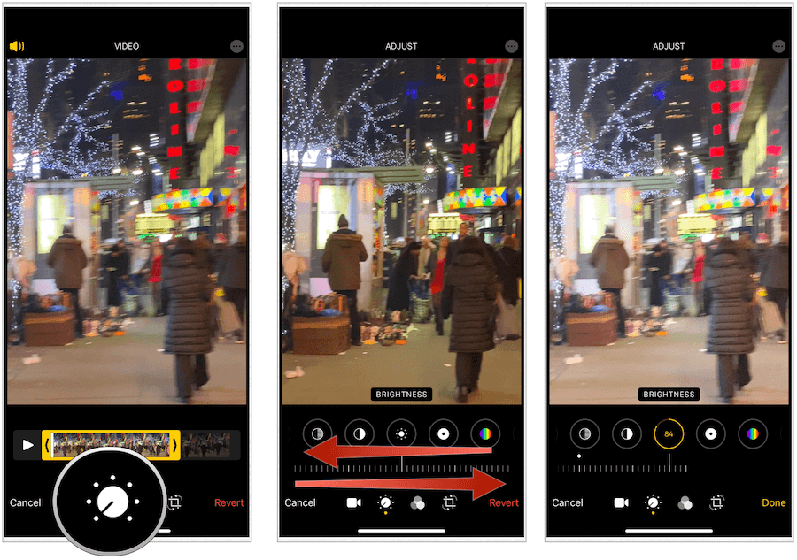 Aplikacija za fotografije spremeni svetlost
