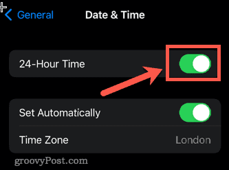 24 urni čas iphone