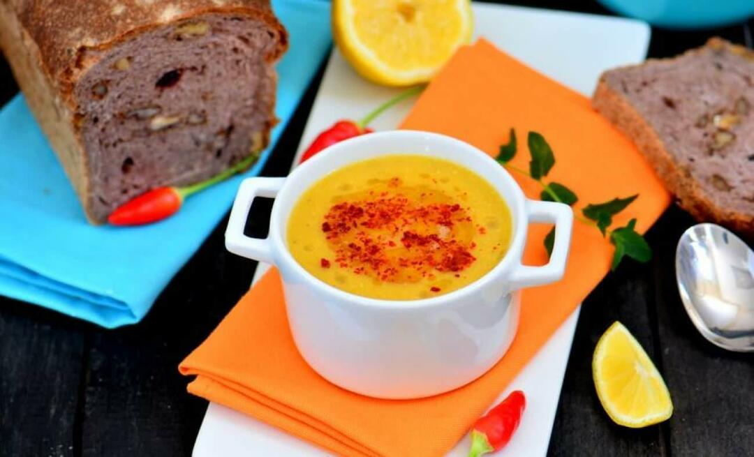 Kako pripraviti kurkumovo juho iz leče? Katere so sestavine za kurkumovo juho iz leče?
