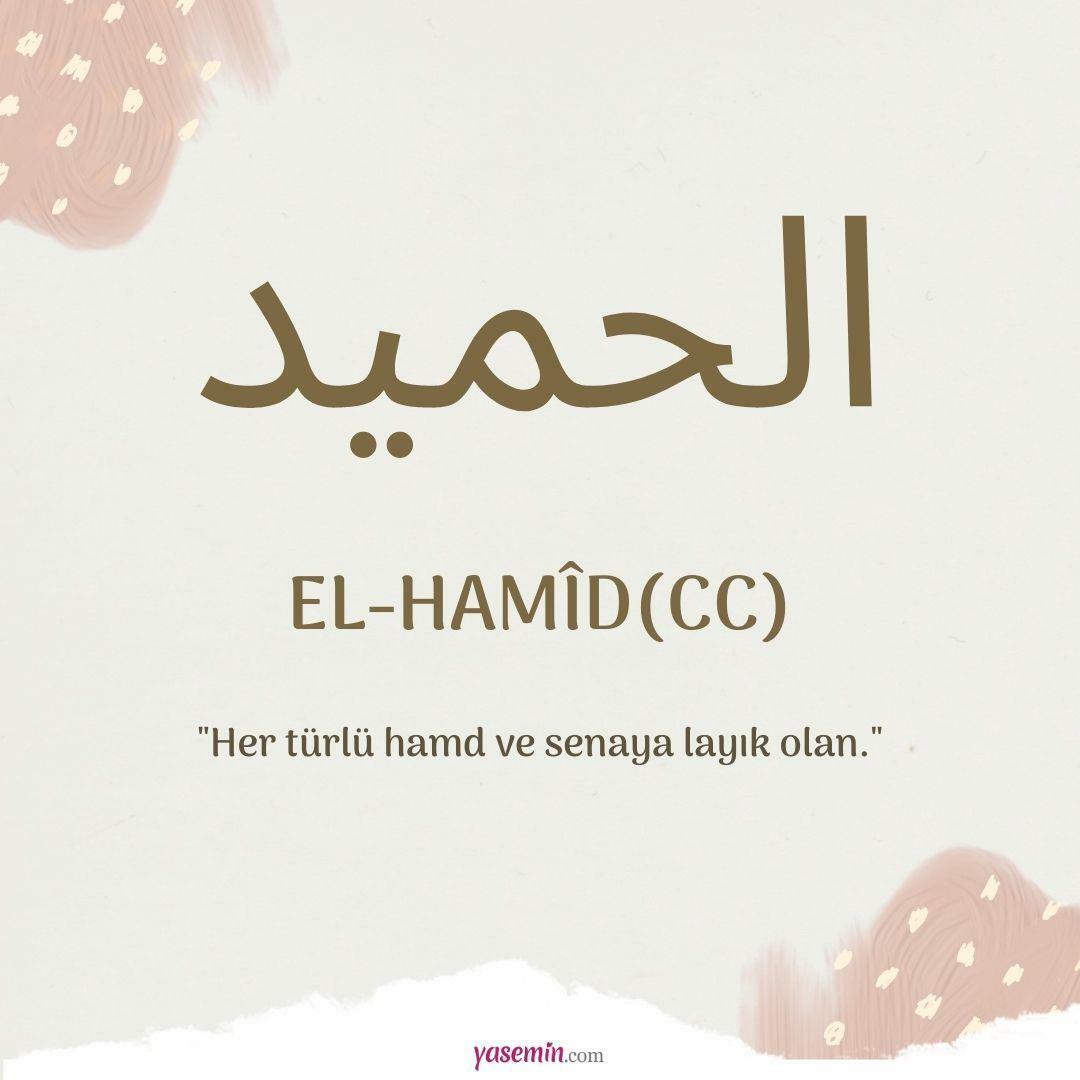 Kaj pomeni al-Hamid (cc)?
