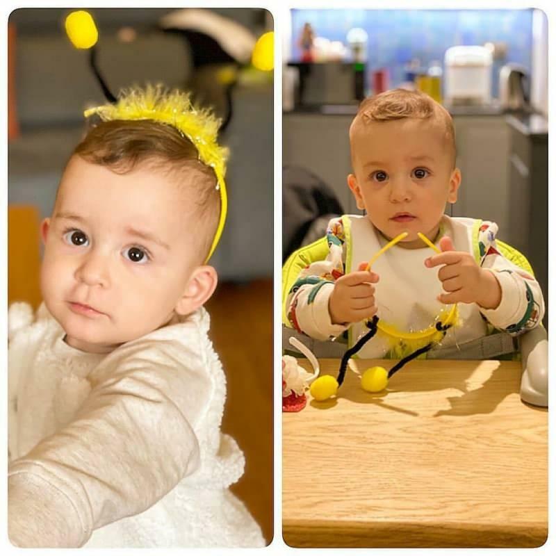 Slavna voditeljica Ezgi Sertel je delila novo fotografijo svojih dvojčkov!