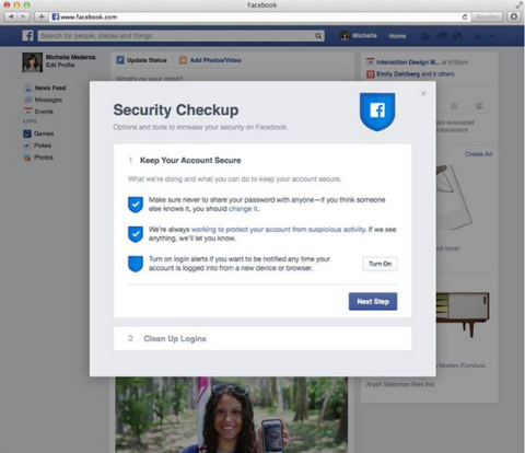 Facebook preizkuša novo funkcijo varnostnega pregleda
