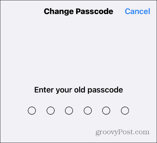 Spremenite geslo v iPhonu