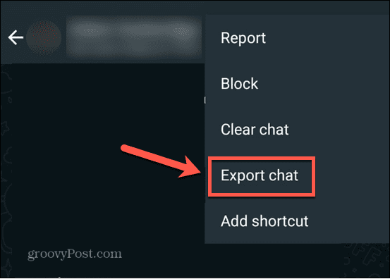 whatsapp izvoz klepet